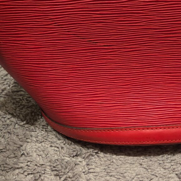 100% authentic Louis Vuitton Saint Jacques Red shoulder bag A21924 LV Auth preow - Picture 7 of 11